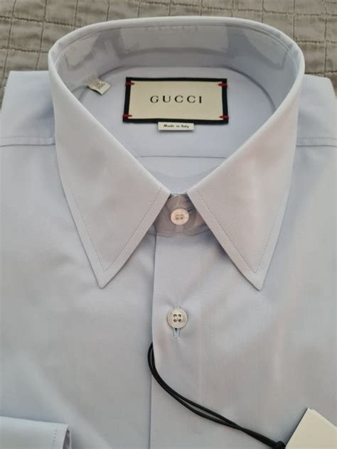 camicia gucci uomo azzurra